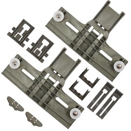 W10350375 Ajustador de estante superior para lavavajillas Kenmore Whirlpool, reemplaza 3516330 AP5957560 PD00007293 W10250159 EAP10065979 W10712395 Piezas de estante superior