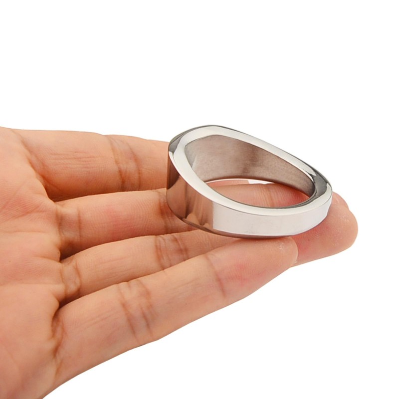 Small and Sturdy Men's Metal Shaped Stretch Exercise Rings-USZF35 (24mm)