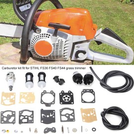 TOPINCN Carburetor Repair Rebuild Kit With Filter Fit for Stihl Fs36 Fs40 Fs44 Lawn Mover Grass String Trimmer Replacement