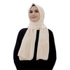 Lina & Lily Opaque Medina Silk Hijab Women's Head Scarf Shawl Wrap (Beige)