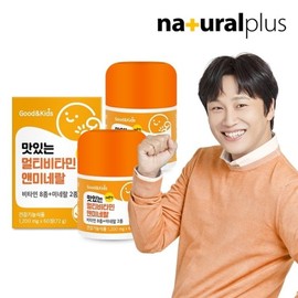 Good & Kids 굿앤키즈 맛있는 멀티비타민앤미네랄 2병/4개월분/츄어블타입/레몬맛 Good&Kids Delicious Multivitamin & Mineral 2 Bottles/4-Month Supply/Chewable Type/Lemon Flavor