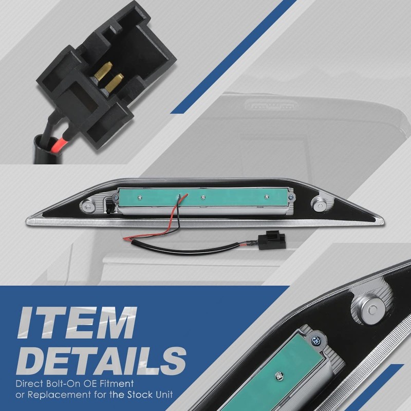 Auto Dynasty LED 3rd Third Tail Brake Light High Mount