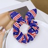 American Flag Hair Scrunchies Women Hair Ring Tie Flag Girls