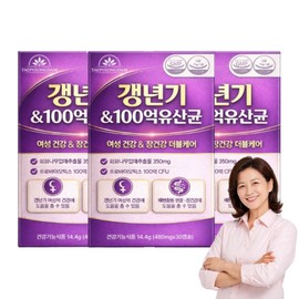 Women's Health Menoracto YT1 Menopausal Lactobacillus 10 billion Gut Health Live Lactobacillus Probiotics [Free gift set], 3 units, 30 servings / 여성건강 메노락토 YT1 갱년기 유산균  100억 장건강 생유산균 프로바이오틱스 [사은품세트구성], 3개, 30회분