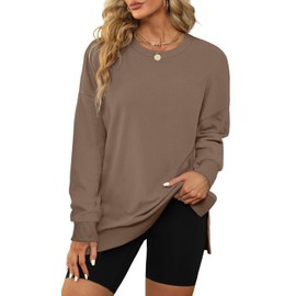 XIEERDUO Womens Sweaters Lightweight Back To School Outfits For Teen Girls Coffee M