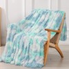 Tuddrom Decorative Extra Soft Faux Fur Throw Blanket,Solid Reversible Fuzzy