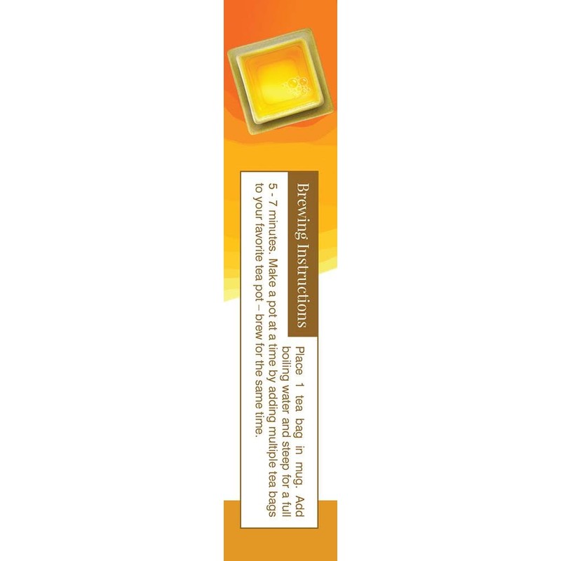 Davidson's Organics, Meyer Lemon, 8-count Tea Bags, Pack of 12