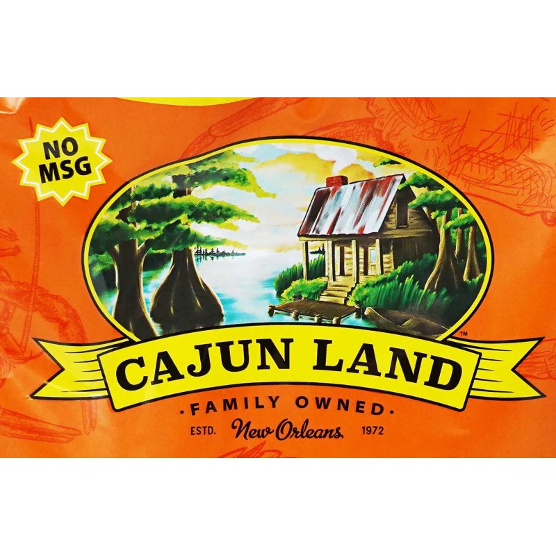 Cajun Land Crab Shrimp Crawfish Boil Complete 4 Lbs