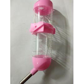 Hypeety Hamster Cage Drinking Water Bottle Parrot Mice Rat Gerbils Water Feeder Bowl 125ML (4.4 oz) 1Pcs Random Color