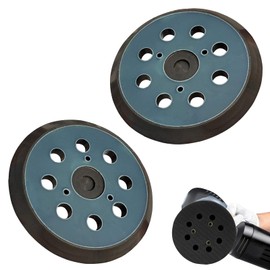 2 Pack 5 Inch 8 Hole Replacement Sander Pad for Makita Orbital Sander Compatible with BO5010 BO5030K BO5031K BO5041K