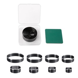 8 Shape Style Circle Punch Leather Punch Tool,Leather Hole Punch for DIY Craft 8 Sizes 20 25 30 35 40 45 50 55mm Punching Die Set