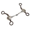 Horse Mouth Bit Hand Carved Antique Bronze Rustproof Stainless Steel