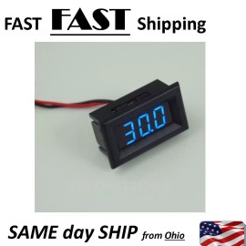 UN brand FLUSH MOUNT ---- digital Battery Level Meter - Car Audio Amp Meter ( VOLT ) 12 V