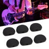 6Set Guitar Tuning Peg Buttons Ebony Metal Tuner Machine Head