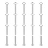 PATIKIL 8#-32x1" Truss Head Screws, 20Pcs Phillips Head Wood Sheet Metal Screws UNC 304 Stainless Steel Screw Fasteners for Household Appliances, Furniture, Ceiling Fan Blade