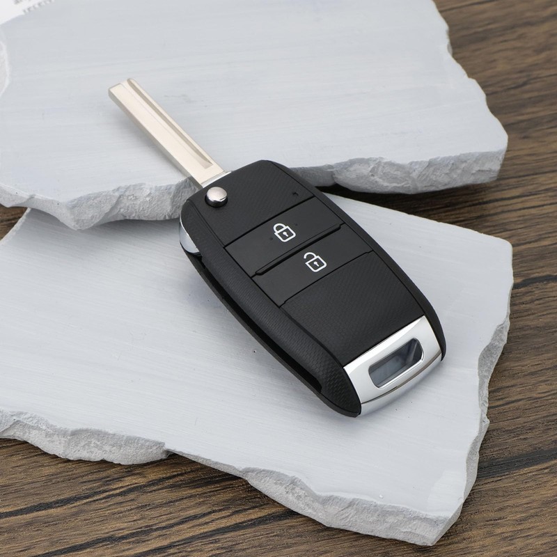 OTOTEC Flip Key Shell with 2 Buttons and HYN17 Blade