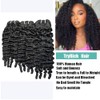 Extensiones de cabello humano rizado birmano de 16 pulgadas, tejido