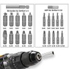 Bestgle 22 Pcs Mini Damaged Screw Extractor Small Stripped Screws