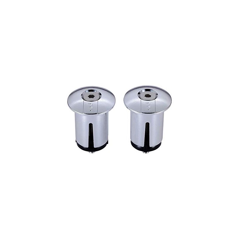 BBB CyclingScrewOn Screw End Caps for Handlebar Tape | Stainless