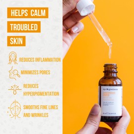 Masque Bar My Ingredients 10% Niacinamide Serum for Face +1% Zinc -Pore Reduction, Glowing serum, Evens Out Skin Tone, Hydrating for All Skin Types, Paraben & Cruelty Free, Korean Skincare - 1Fl oz