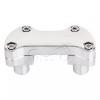 Unbranded Chrome 2" Risers 1" Handlebar Clamp For Harley Softail
