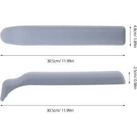 Ipetboom 2piezas Apoyabrazos de Silla de Baño Cómodos Reemplazo de Reposabrazos para Sillas de Ruedas Almohadillas Acolchadas Aplicables para Personas Mayores Uso Interiores