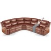 VANSOFY Extra Large Reclining Sectional Couch Covers, Waterproof 5-Piece Sofa