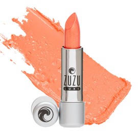 Zuzu Luxe Lip Color Lipstick (Sazerac - Pinkish Peach/Warm Pearl), Natural Ultra-Hydrating Lipstick, Paraben Free, Vegan, Gluten-free, Cruelty-free, Non GMO, 0.13 oz