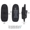 INGIDO Tactical Flashlight Pouch Holster, with 360 Degree Carabiner Reel