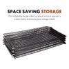 PowerKing Upgraded Collapsible 4-Tier Cooling Rack, Adjustable Stackable Non-Stick Wire