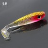 Rubber Fish Set with Glow Stick/Attractant Channel 12 cm Rubber