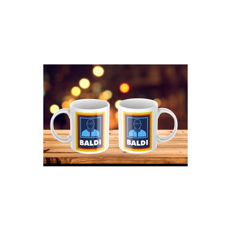TheAbstractix Baldi Gift Mug Funny Gift for Bald Man Gift