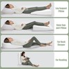 HOMBYS U Shaped Contoured Support Pillow & Wedge Pillow for