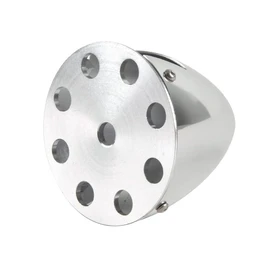 Aluminum Spinner 2 Blades Special Drilled for RC Plane with Prop Adapter 2.5"", Silver