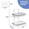Moforoco Silver Double Soap Bar Holder for Shower, No Drilling