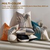 AmHoo Set of 2 Throw Pillow Covers Zebra Chenille Patchwork