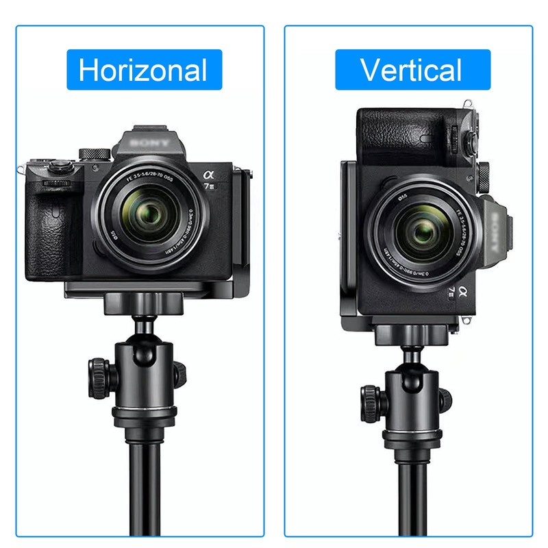 Elitecran Quick Release L-Mount Arca Swiss, DSLR L-Bracket Vertical with