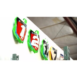 Enjoy MFG STACYC KTM Electric Bike 12" and 16" Custom Number Plates Orange