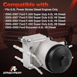 Conjunto de bomba de combustible diesel de 6.0L compatible con Ford F250 F350 F450 F550 Super Duty, Excursion 2003-2007 | Reemplaza PFB101, 6C3Z-9G282-C, 6C3Z9F759A