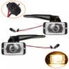 autofans Left & Right Fog Lights w/Bulbs For 1988 1989-2000