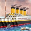 FULHOLPE Technik Titanic Building Blocks Kit, 1860 Clamping Blocks, Micro