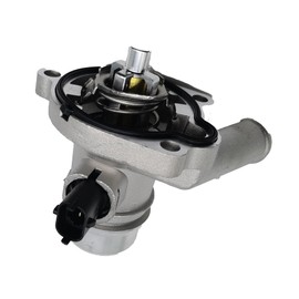 HiSport Coolant Thermostat Housing Assembly 25200455 Compatible with Chevy Cruze 2011-2016 Trax Sonic 2013-2020 Buick Encore 2013-2020 replaces 25200455 55565336 （Upgrade Aluminium）