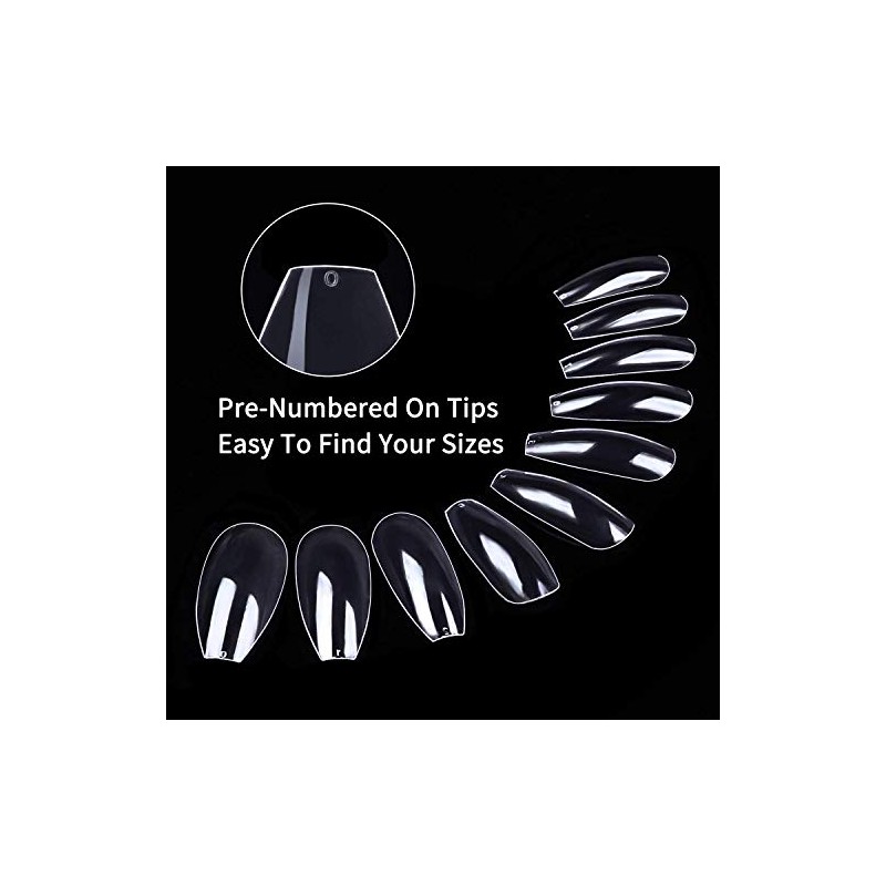 500 Pcs Nails Uñas Postizas Full Cover Nail Uñas Falsas