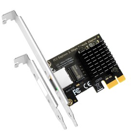GLOTRENDS LE8105 2.5Gbps PCIe Ethernet Network Card, RTL8125BG Chip, RJ45 LAN Port, PCIe X1 Installation