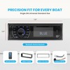 Pyle 300W Bluetooth Marine Stereo Receiver - Single DIN In-Dash