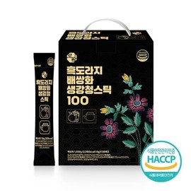 참앤들황토농원로팜 흑도라지배쌍화생강청스틱 10g x 100포 1박스 Cham & Del Hwangto Farm Black Bellflower Double Ginger Tea Stick 10g x 100 Packs 1 Box