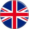 Square Deal Recordings & Supplies British Flag - 1.25" Round