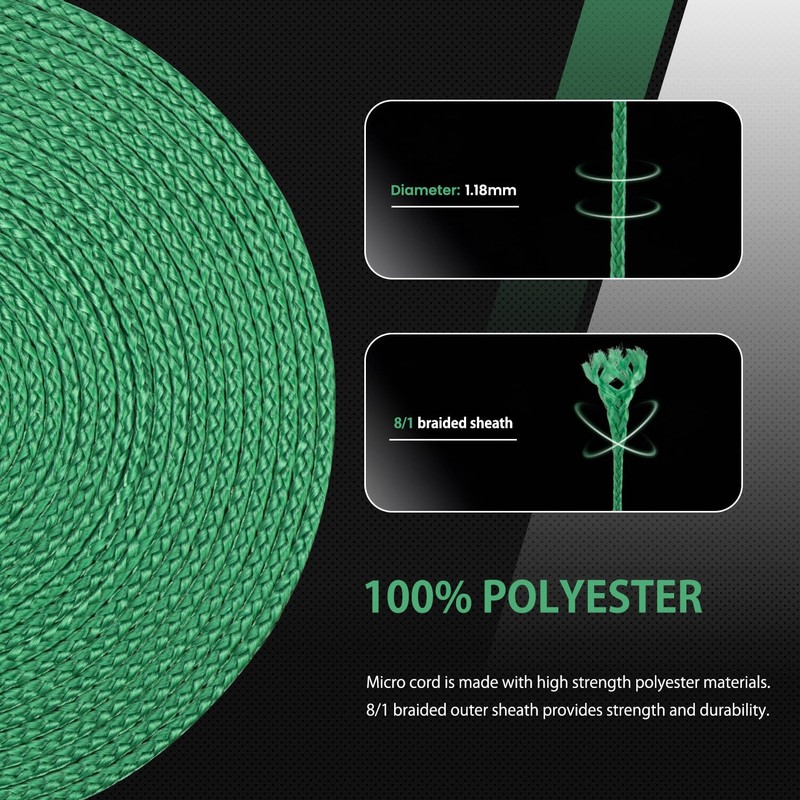 Abma Cord Micro Cord 1.18 mm Paracord 50 m Spool