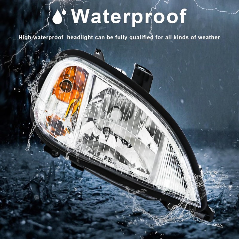 Easyinst Freightliner Headlights for Columbia 2004-2017,Replacement Headlamp DOT and SAE