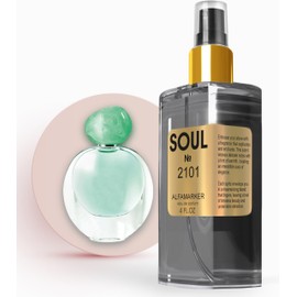 ALFAMARKER SOUL No. 2101 Impression of Acqua di Gioia | Perfume for Women | Women Eau de Parfum | Spray 4.0 Fl Oz / 120 ml | Long Lasting Fragrance| Christmas Gifts for Women